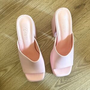Light Pink GoGo Platform Heels